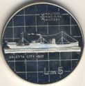 5 Liri (Valetta City, 1917)