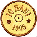 10 Bani (Pattern - Gold)