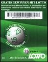 Souvenir Sheet 25 years 6 out of 45 Lottery