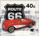 Route 66. Red Car