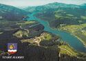 Staré Hamry - aerial view. Šance Water Reservoir
