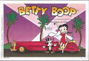 Betty Boop and red car