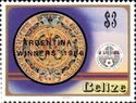 Aztec Stone Calendar - Overprinted