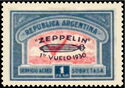 Winged Wheel, blue overprint