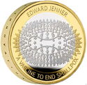 2 Pounds (Innovation in Science - Edward Jenner 200th Death Anniversary - Silver Piedfort)