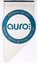 follow us auro backside: auro www.auro.group/social