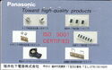 Panasonic - Towerd high-quality products, ISO 9001 certified