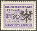 Postage Due Issues Overprint by BLACK