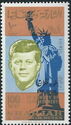 John Fitzgerald Kennedy (1917-1963) and Statue of Liberty