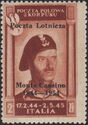 Polish Victory in Italy - Overprint "Poczta Lotnicza ..."