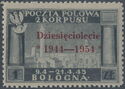 Polish Victory in Italy - Overprint carmine