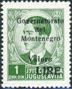 Yugoslavia Stamp Overprint "Governatorato..." black