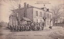 Vignonet - the town hall and the school group