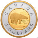 2 Dollars (Polar bear "Toonie" - Silver)