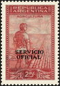 Agriculture - Overprint "SERVICIO OFICIAL" (12¼ mm)