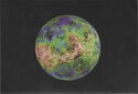 A Hemispheric View Of Venus