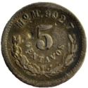 5 Centavos ( Mº Mexico City)