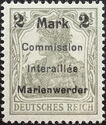 "Germania" overprinted Marienwerder