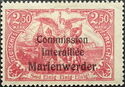 "North and South" overprinted Marienwerder