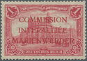 "General Post Office" overprinted Marienwerder