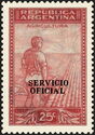 Agriculture - Overprint "SERVICIO OFICIAL" (10¾ mm)