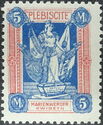 Allegory of Allied Supervision of Plebiscite - 2nd Issue
