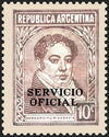 Bernardino Rivadavia (1780-1845), ovpt.