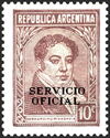Bernardino Rivadavia (1780-1845), ovpt.