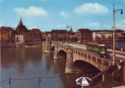 Basel. Rhine Bridge and St.Martin's Church