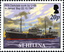 RFA "Darkdale" (tanker) sunk by U68 in James' Bay 22.10.1941