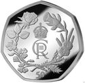 50 Pence (Royal Cypher - Silver)