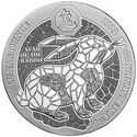 100 Francs (Year of the Rabbit 兔 - Platinum)