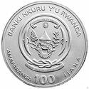 100 Francs (Year of the Tiger 虎 - Platinum)