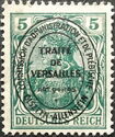 "Germania" overprinted TRAITE DE VERSAILLES