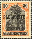 "Germania" overprinted OLSZTYN-ALLENSTEIN