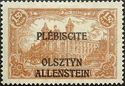 "General Post Office" overprinted OLSZTYN-ALLENSTEIN