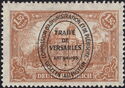 "General Post Office" overprinted TRAITE DE VERSAILLES