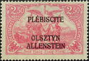 "North and South" overprinted OLSZTYN-ALLENSTEIN