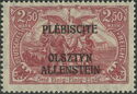 "North and South" overprinted OLSZTYN-ALLENSTEIN