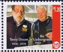 Stamp Collectors - Terry Dixon and Bob Liebergreen