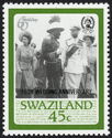 With George VI, the Duchess of York and Sobhuza II, 1947
