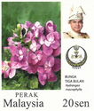 Hydrangea macrophylla (with portrait of Sultan Nazrin)