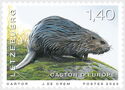 切手:-Eurasian-Beaver-(Castor-fiber)-(ルクセンブルグ)