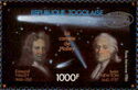 Edmond Halley, Sir Isaac Newton, overprint