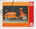 Tim Chadwick - Lambretta Orange Motor Scooter
