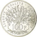 100 Francs (Pantheon Piedfort - Silver)