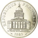 100 Francs (Pantheon Piedfort - Silver)