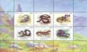Reptiles 1999 mini sheet