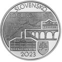 10 Euro (150th years of the opening of the steam railway between Bratislava & Trnava)