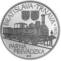 10 Euro (150th years of the opening of the steam railway between Bratislava & Trnava)